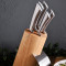 Набір ножів Bergner Reliant 6 пр., дерев'яна колода