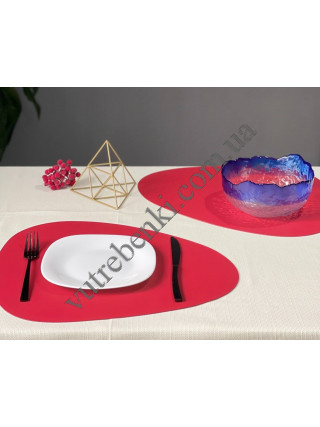 Підставка під тарілку Olens "Пелюстка" 45*36,8 см., червоний