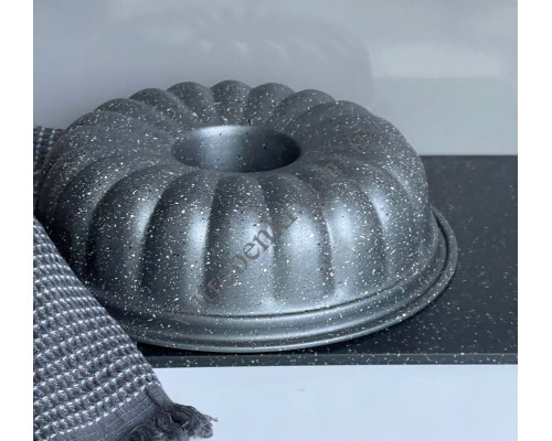 Форма для випічки кекса OMS d-28 см., з антипригарним покриттям (сірий)