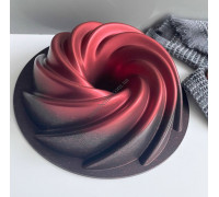 Форма для випічки кекса OMS d-26 см., з антипригарним покриттям (червона)