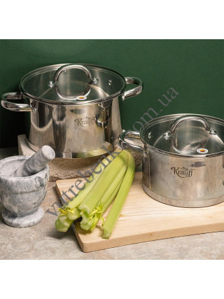 Набір каструль Krauff Mastery 4 пр. (каструлі: 2,6 л., 3,6 л.) 