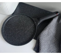 Сковорода млинцева Vinzer Kuro Induction Line d-24 см, антипригарне тришарове зносостійке покриття