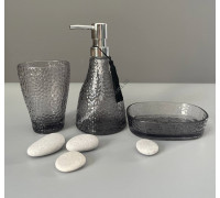 Набір аксесуарів для ванної кімнати S&T Ф'южн графіт 3 предмети