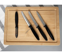 Набір ножів Vinzer Vegan 4 пр. (3 ножа та овочечистка)