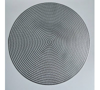 Підставка під тарілку Olens "Перлиновий" d-40 см., срібний