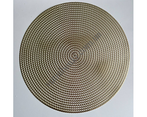 Підставка під тарілку Olens "Перлиновий" d-40 см., золотий