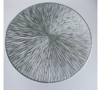 Підставка під тарілку Olens "Зорепад" d-37,5 см., срібний