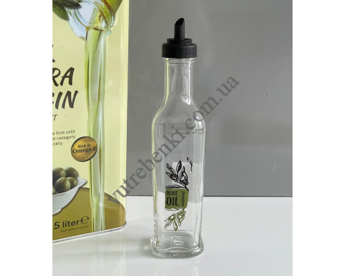 Пляшка для олії EverGlass Romanica 250 мл з дозатором декорована
