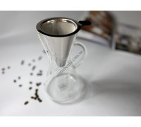 Кемекс для заварювання кави з фільтром Ardesto Black Mars, 600 мл, боросилікатне скло