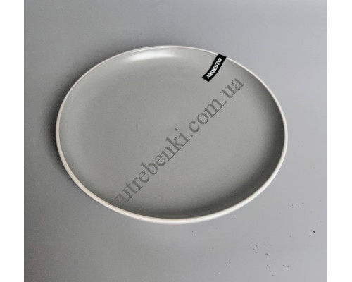 Тарілка десертна Ardesto Cremona Dusty grey, 19 см, , кераміка