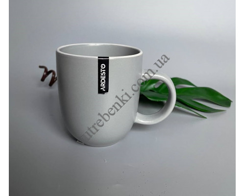 Чашка Ardesto Cremona, 390 мл, Dusty grey, кераміка