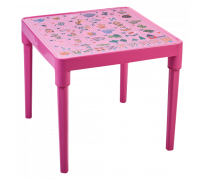 Стіл дитячий "Абетка Українська" 51*51см, h-47 см (фрезія)
