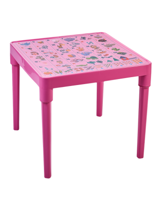 Стіл дитячий "Абетка Українська" 51*51см, h-47 см (фрезія)