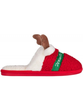 Взуття домашнє Ardesto Christmas 36/37 розмір, 100% поліестер, підошва 100% гума, червоний