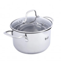 Каструля Krauff Prime Chef зі скляною кришкою, 5,8л, d-24см.