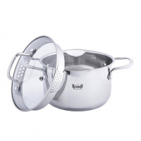 Каструля Krauff Prime Chef зі скляною кришкою, 3,5л, d-20см.