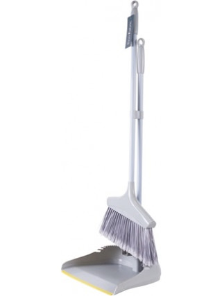 Набір для прибирання Eco Fabric "Ледарка" з довгою ручкою 90 см (сірий)