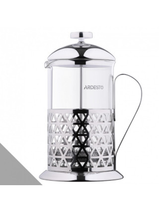 Френч-прес Ardesto Gemini Fasano 600 мл., нержавіюча сталь, скло