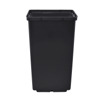 Вазон для розсади квадратний 2,8 л, 15*15*20 см., упаковка (25 шт.) (чорний)