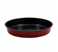Форма для випічки кругла Zauberg d-28 см., h-4,5 см., з антипригарним покриттям (червоний)