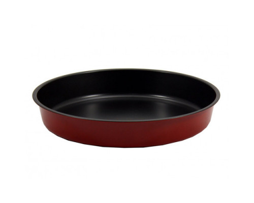 Форма для випічки кругла Zauberg d-28 см., h-4,5 см., з антипригарним покриттям (червоний)