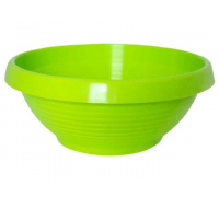 Вазон-клумба Еталон "Лотос" 24*10 см, 2,6 л, з підставкою (салатовий)