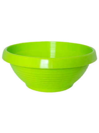 Вазон-клумба Еталон "Лотос" 27*11 см, 3,6 л, з підставкою (салатовий)