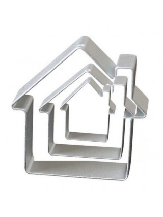 Набір вирубок Empire Будиночок з нержавіючої сталі 3 шт 