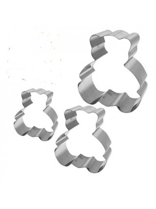 Набір вирубок Empire Ведмедик з нержавіючої сталі 3 шт 