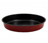 Форма для випічки кругла Zauberg d-30 см., h-4,5 см., з антипригарним покриттям (червоний)