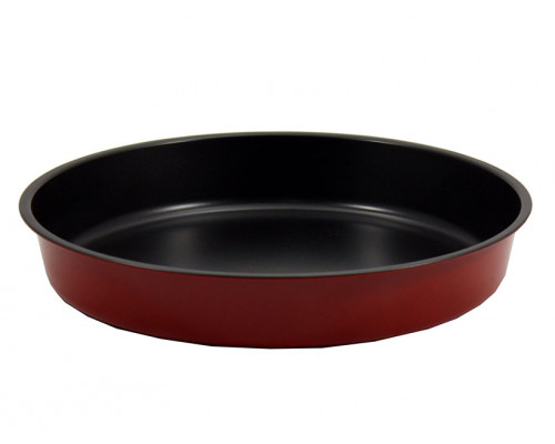 Форма для випічки кругла Zauberg d-30 см., h-4,5 см., з антипригарним покриттям (червоний)