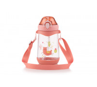 Пляшка для води дитяча Ardesto Llama 500 мл, рожева, пластик