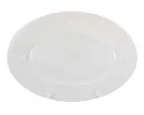 Блюдо овальне Lumines White Хвилястий край 30 см