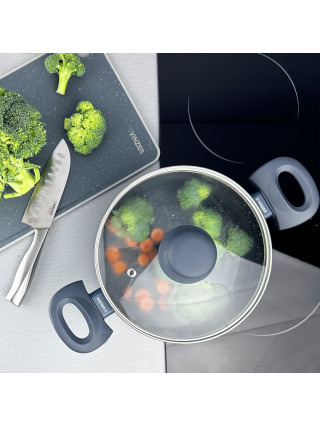 Кришка скляна Vinzer 28 см  