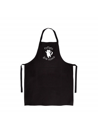 Фартух Kvarta Готую для кота чорний габардин (10шт/уп)