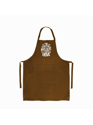 Фартух Kvarta Секретний інгрідієнт коричневий  габардин (10шт/уп)