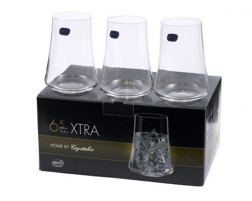 Набір склянок Bohemia Xtra 400 мл., для води, 6 шт.