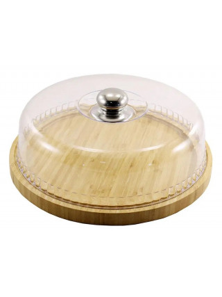 Блюдо для торта Interos 32 см з пластиковою кришкою