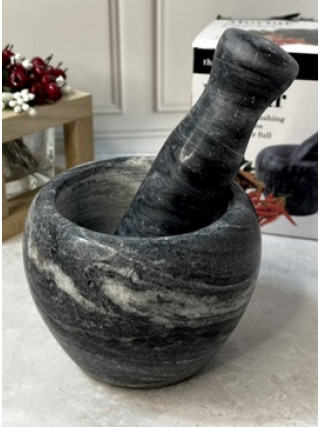 Ступка для спецій Helios Стоун 80*100 мм. з товкачем, 