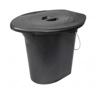 Відро туалетне Полімер Агро 16 л. (чорний)