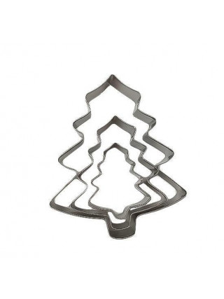 Набір форм для печива Empire Ялинки, нержавійка 3 шт