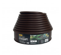 Бордюр садовий пластиковий ALOFT Стандарт H110 коричневий 10 м