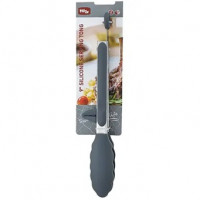 Щипці кухонні KV Winox 23 см силікон/нерж з ніжкою темно-сірий 