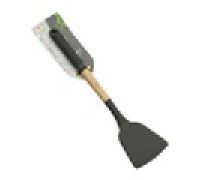 Лопатка кухонна KV JinFengLiZuo 34 см силікон з дерев. ручкою