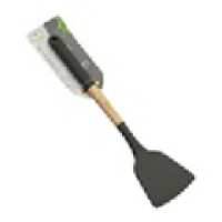 Лопатка кухонна KV JinFengLiZuo 34 см силікон з дерев. ручкою