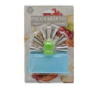 Мішок кондитерський JingChu + 6 насадкок металевих