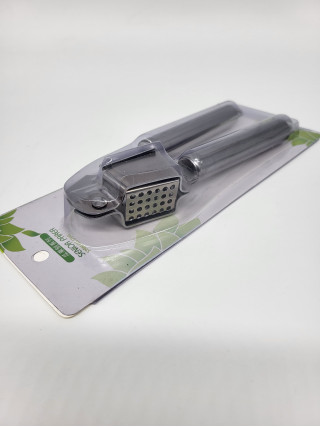 Часникодавка з відкривачкою металева 18см 