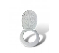 Сидіння на унітаз пластик. Перлина (біле)