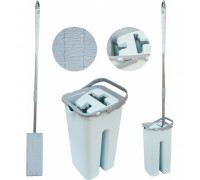 Комплект для миття підлоги Zambak Plastik Smart (відро 8 л., запаска з телескопічним києм) 