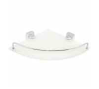 Поличка в ванну кімнату Besser скляна, кутова, одинарна